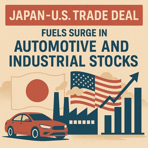 Auto and Industrial Stocks Rally on Japan–U.S. Trade Pact Breakthrough