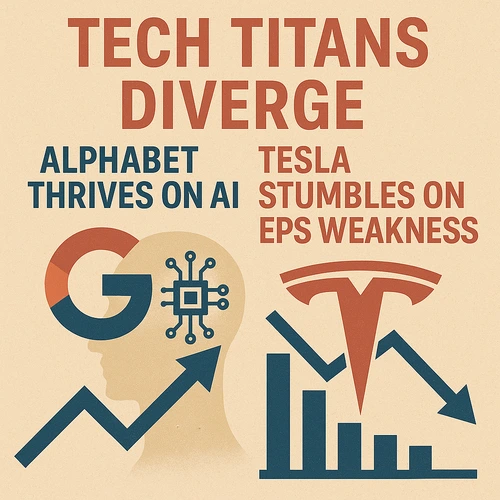 Tech Titans Diverge their Alphabet Thrives on AI